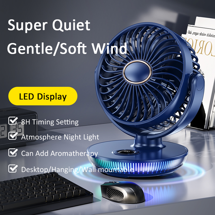 Ventilador de Mesa Multifuncio - Usb Desk Fan avaliação e preço