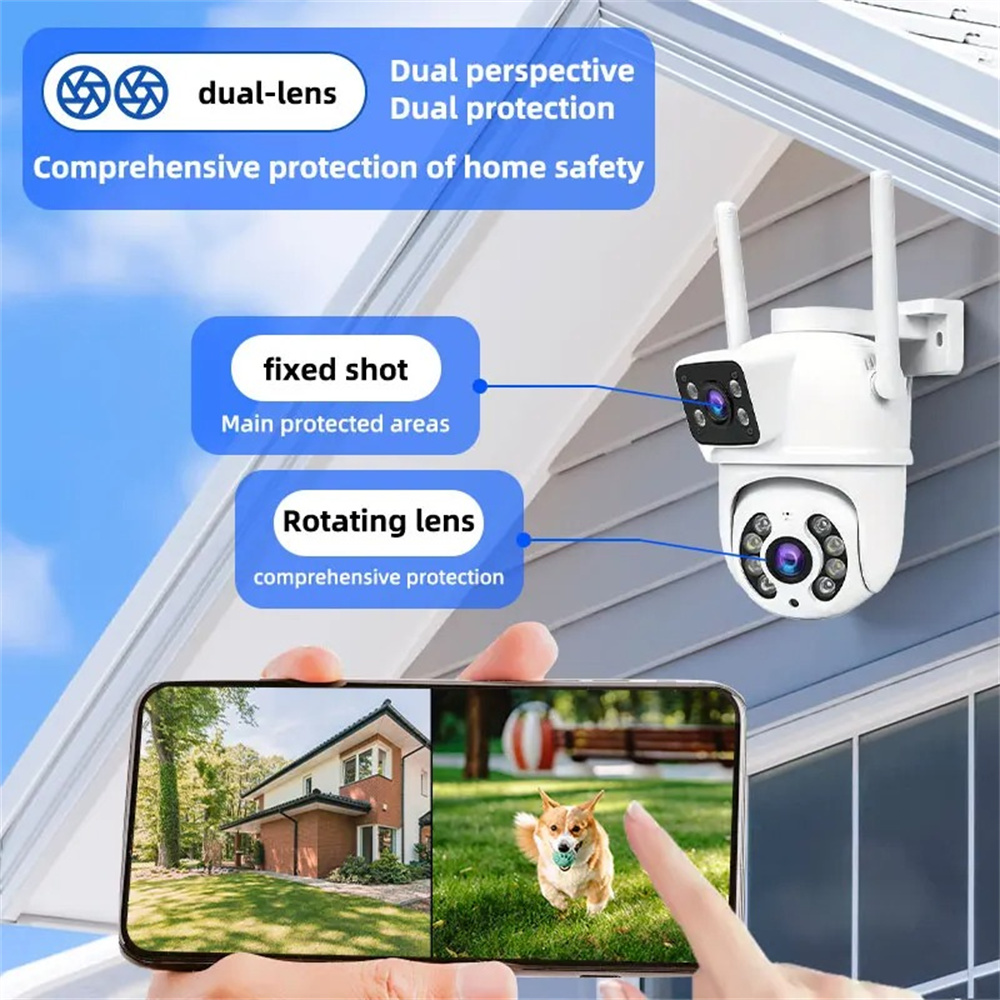 Câmera Wifi 4K 8MP PTZ Externa - Home Office Email avaliação e preço